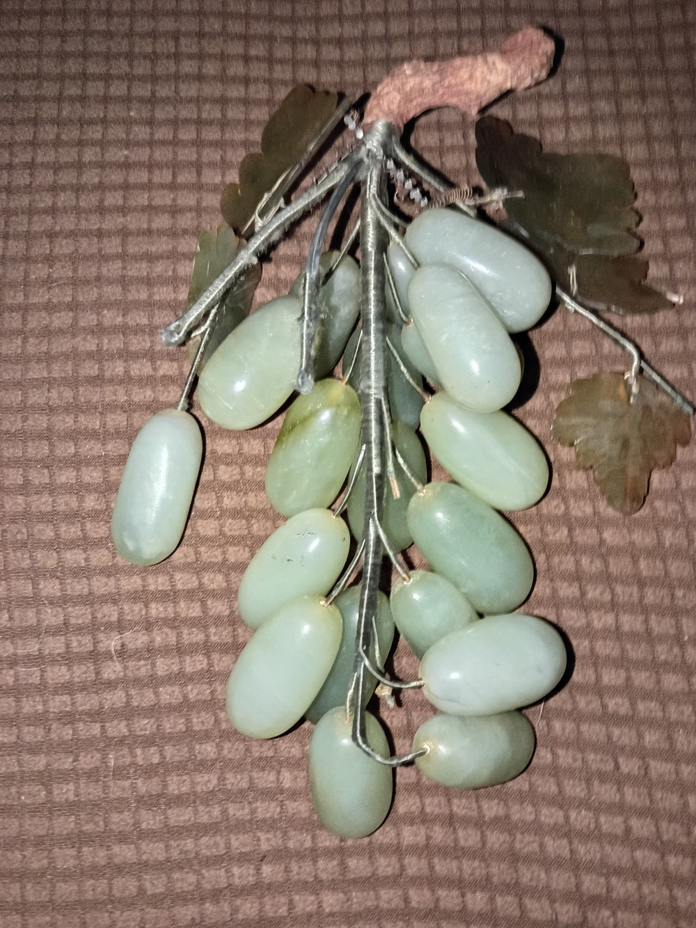 Vintage Chinese  Light  Green Jade  Home Accent